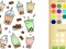 Spiel Süßes Boba Malbuch für Kinder Online