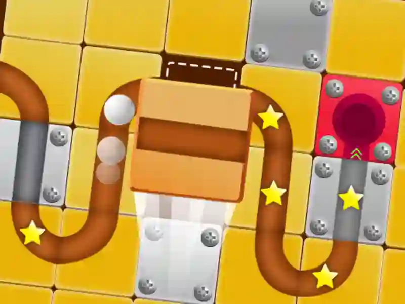 Spiel Blockballe-Rutschpuzzle entsperren Online
