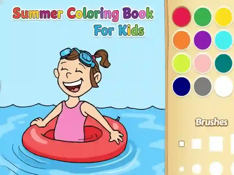 Spiel Sommer-Malbuch für Kinder Online Spiel Sommer-Malbuch für Kinder Online