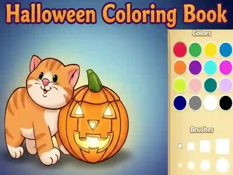 Spiel Halloween-Malbuch Online Spiel Halloween-Malbuch Online