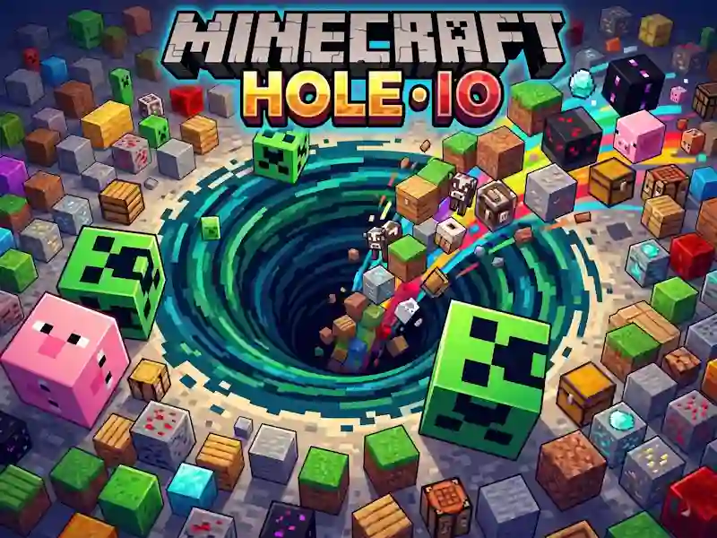 Spiel Minecraft Hole IO Online
