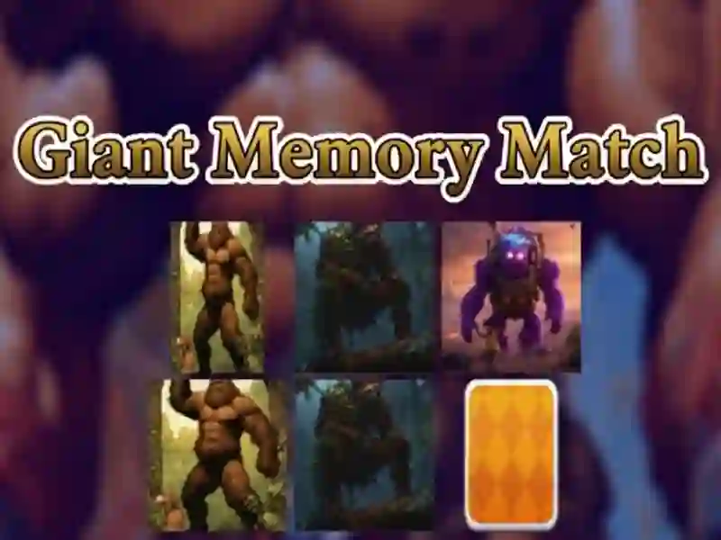 Spiel Riesen-Memory-Match Online