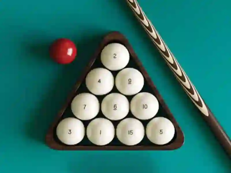 Spiel Billard 3D: Russische Pyramide Online