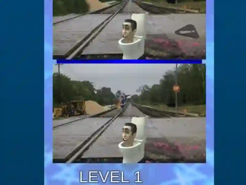 Spiel Skibidi Toilette fünf Unterschied 2 Online