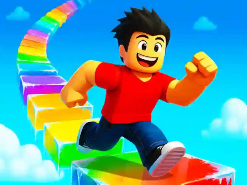 Spiel Obby Rainbow Tower Online