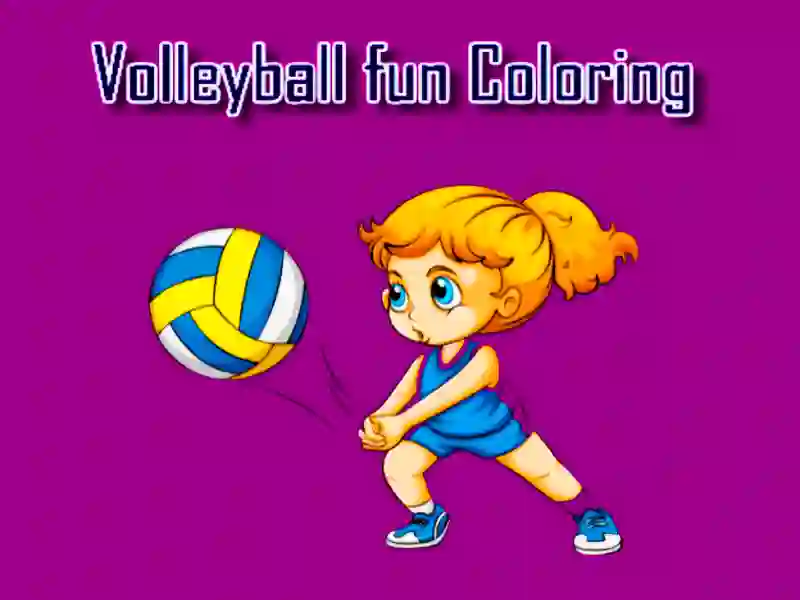 Spiel Volleyball Spaß färben Online
