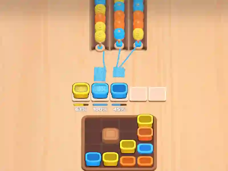 Spiel Farbgarn-Sortierung Online