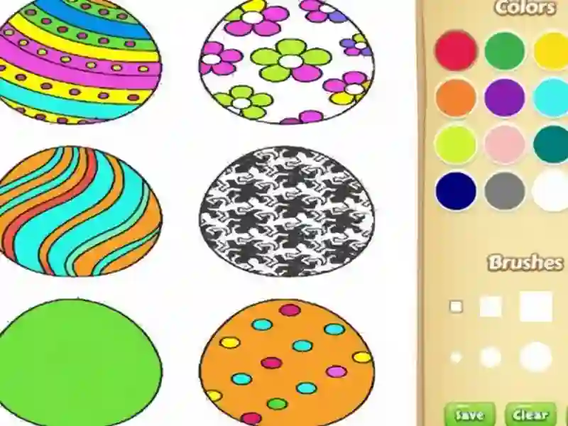 Spiel Ostereier Malbuch für Kinder Online