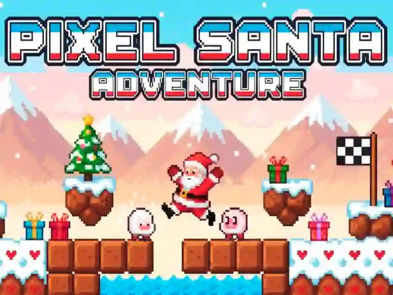 Spiel Pixel-Weihnachtsmann-Abenteuer Online