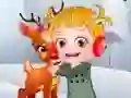 Spiel Baby Hazel. Rentier-Überraschung Online