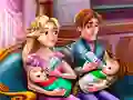 Spiel Familientag der Rapunzel-Zwillinge Online