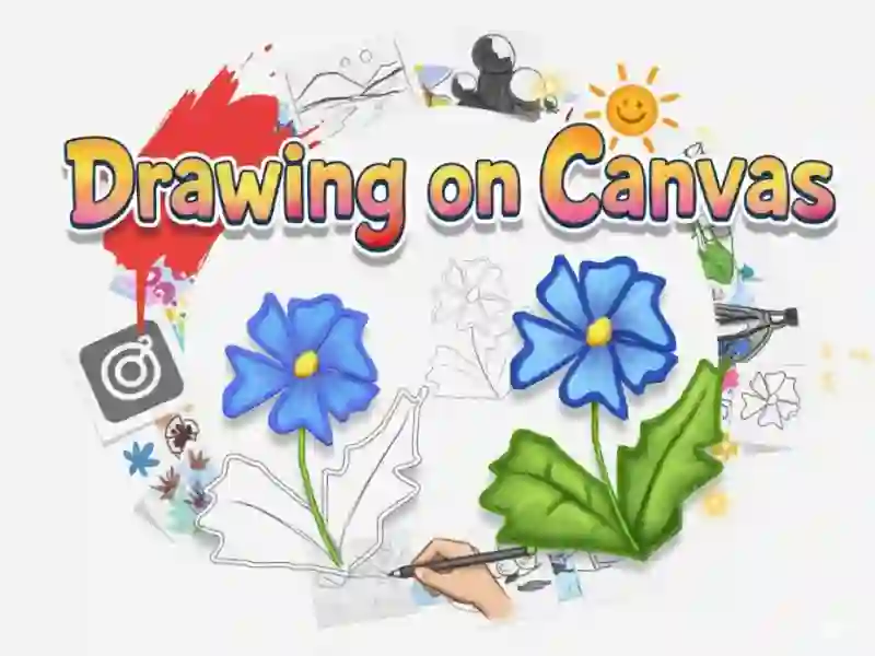 Spiel Zeichnen auf Leinwand Online