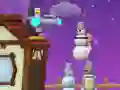 Spiel Pinguin gegen Schneemänner Online