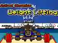 Spiel Tier-Olympiade: Gewichtheben Online