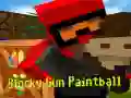 Spiel Blockige Waffen Paintball Online