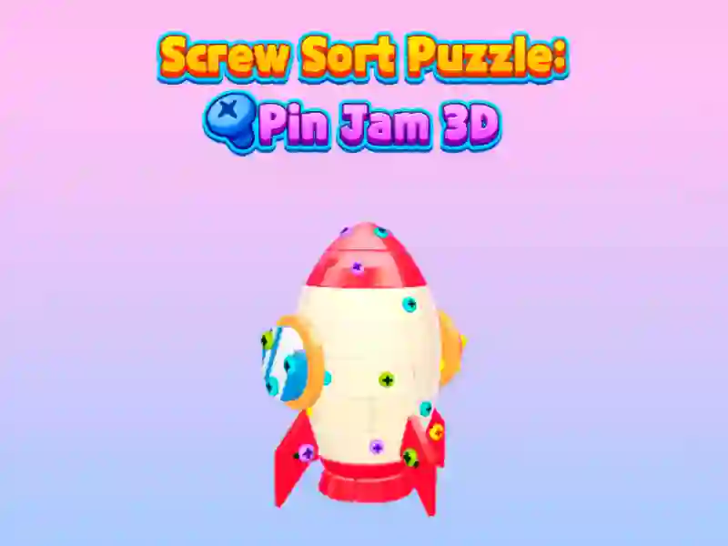 Spiel Schraube Sortierpuzzle: Pin Marmelade 3D Online
