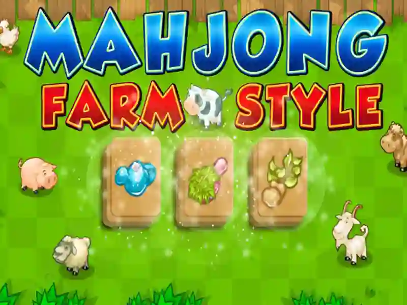 Spiel Mahjong-Farmstil Online