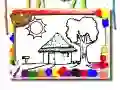 Spiel Zurück zur Schule: Haus-Malbuch Online Spiel Zurück zur Schule: Haus-Malbuch Online