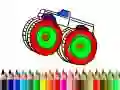 Spiel Zurück zur Schule: Monstertruck Ausmalen Online Spiel Zurück zur Schule: Monstertruck Ausmalen Online