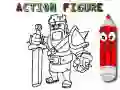Spiel Zurück zur Schule: Actionfiguren Ausmalen Online