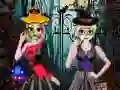 Spiel Halloween-Kleider für Schwestern Online Spiel Halloween-Kleider für Schwestern Online