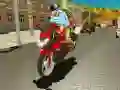 Spiel Motorradfahrer im Highway-Verkehr Online