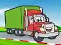 Spiel Glückliche Lastwagen Ausmalen Online