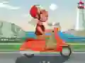 Spiel Stadt Scooter Fahrt Ausmalen Online Spiel Stadt Scooter Fahrt Ausmalen Online
