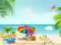 Spiel Sommerstrand-Rutsche Online Spiel Sommerstrand-Rutsche Online