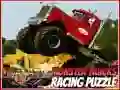 Spiel Monster-Trucks-Rennpuzzle Online Spiel Monster-Trucks-Rennpuzzle Online
