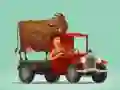 Spiel Niedliche Lastwagen zum Ausmalen für Kinder Online