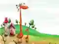 Spiel Cartoon Giraffen Rätsel Online