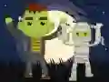 Spiel Vampire und Frankenstein Malbuch Online