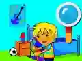 Spiel Kinderzimmer Finde die Unterschiede Online