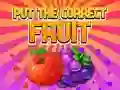 Spiel Legen Sie die richtige Frucht ab Online Spiel Legen Sie die richtige Frucht ab Online