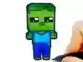 Spiel Einfache Kinderfarben Mineblox Online
