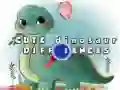 Spiel Niedliche Dinosaurier Unterschiede Online Spiel Niedliche Dinosaurier Unterschiede Online
