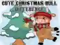 Spiel Niedliche Weihnachtsbullen Unterschiede Online