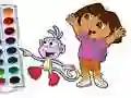 Spiel Dora Die Entdeckerin Malbuch Online