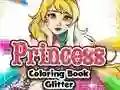 Spiel Prinzessinnen Malbuch Glitzer Online