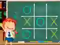 Spiel Kreuzchen und Nullen in der Schule Online
