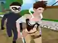 Spiel Prinzessin U-Bahn Lauf - Wilder Rush gegen Räuber Online