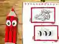 Spiel Malbuch für Autos zur Schule Online