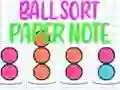 Spiel Ball Sortieren: Papiernotiz Online Spiel Ball Sortieren: Papiernotiz Online