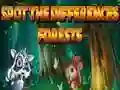 Spiel Finde die Unterschiede: Wälder Online