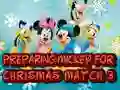Spiel Mickey für Weihnachten vorbereiten Match 3 Online