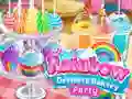 Spiel Regenbogen-Desserts-Bäckerei-Party Online Spiel Regenbogen-Desserts-Bäckerei-Party Online