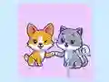 Spiel Katzen- und Hunde-Puzzle Online Spiel Katzen- und Hunde-Puzzle Online