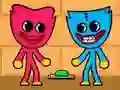 Spiel Kissy Missy und Huggy Wuggy Online Spiel Kissy Missy und Huggy Wuggy Online