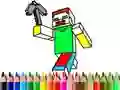 Spiel Zurück zur Schule: Minecraft Ausmalen Online Spiel Zurück zur Schule: Minecraft Ausmalen Online